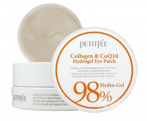 Гидрогелевые патчи с коллагеном Petitfee Collagen&CoQ10 Hydrogel Eye Patch