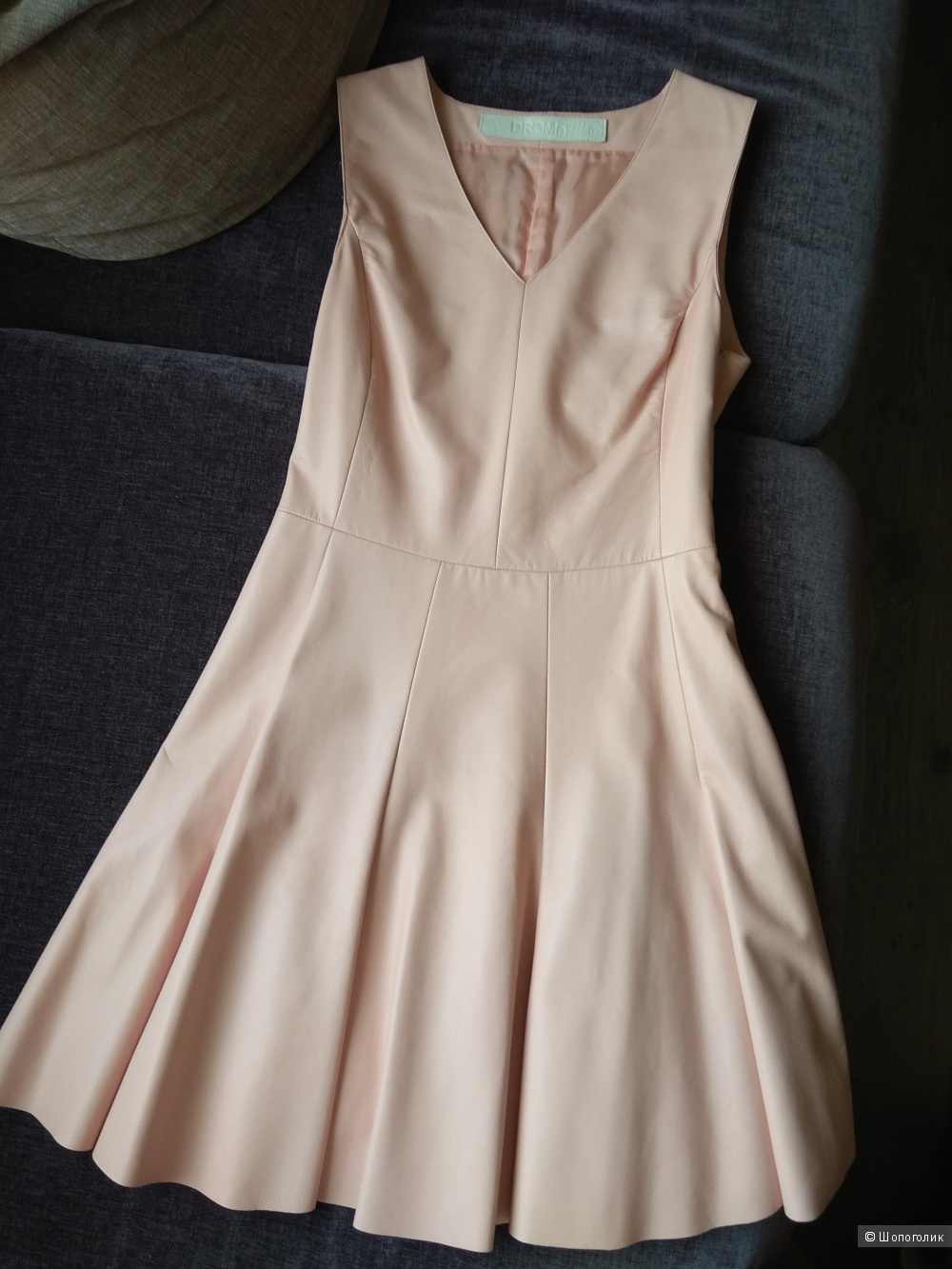 Кожаное платье DROME S-M (42р)
