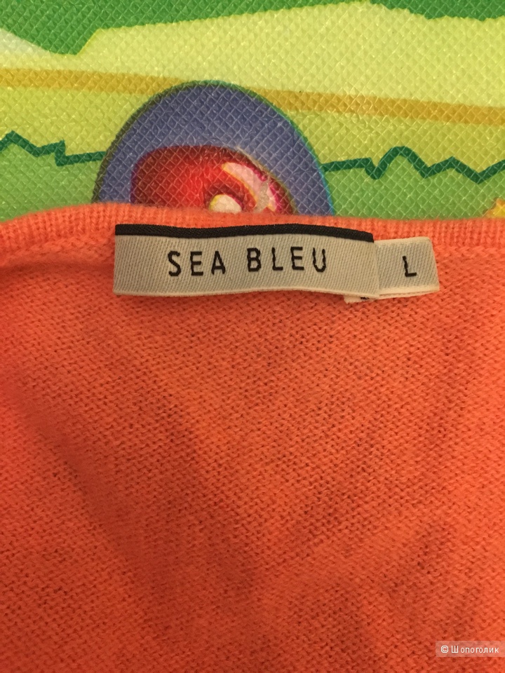 Кашемировый джемпер Sea Bleu, размер L (подойдет на XL и больше)