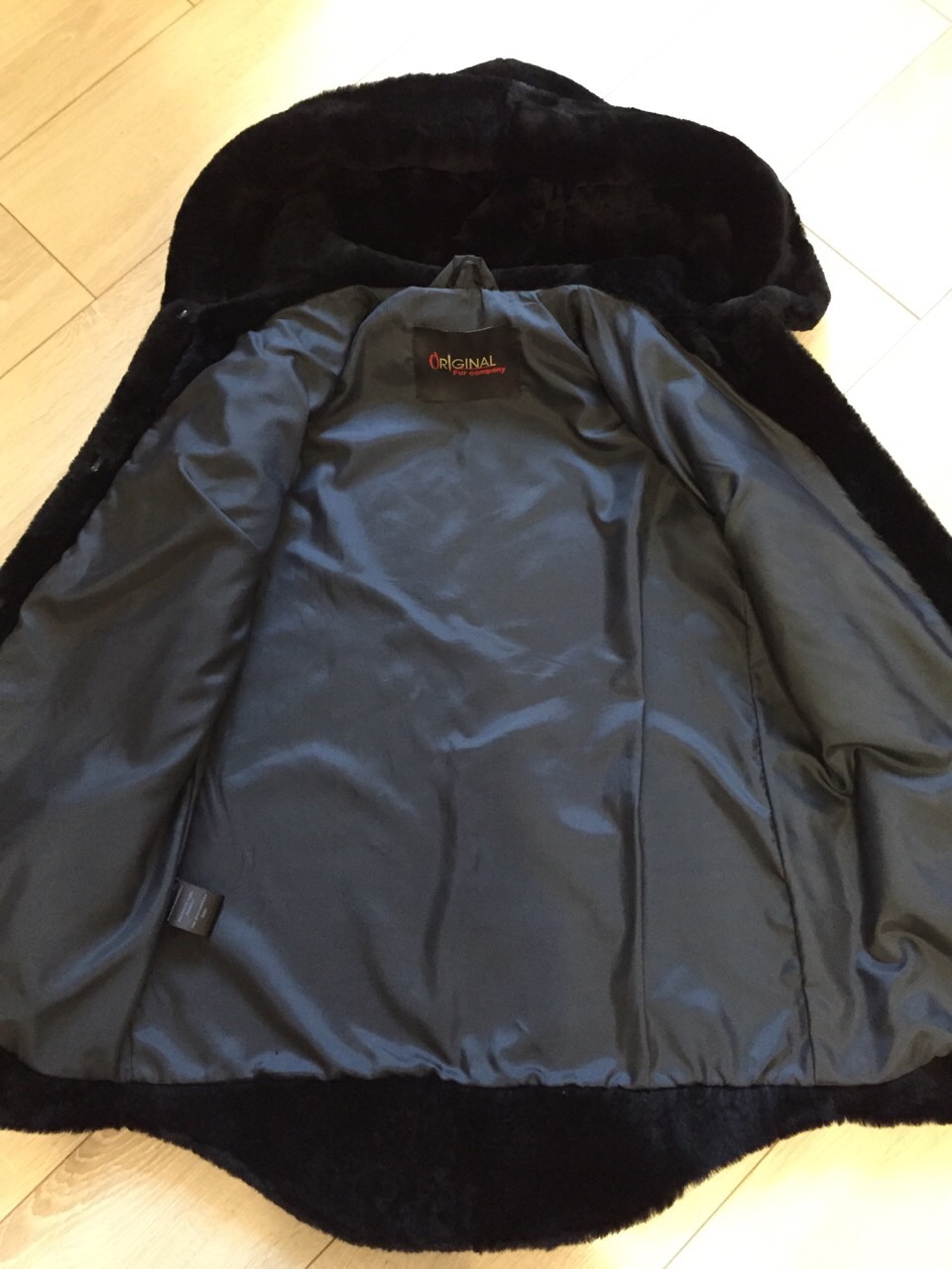 Шуба из мутона, «Original fur company»,р-р,46