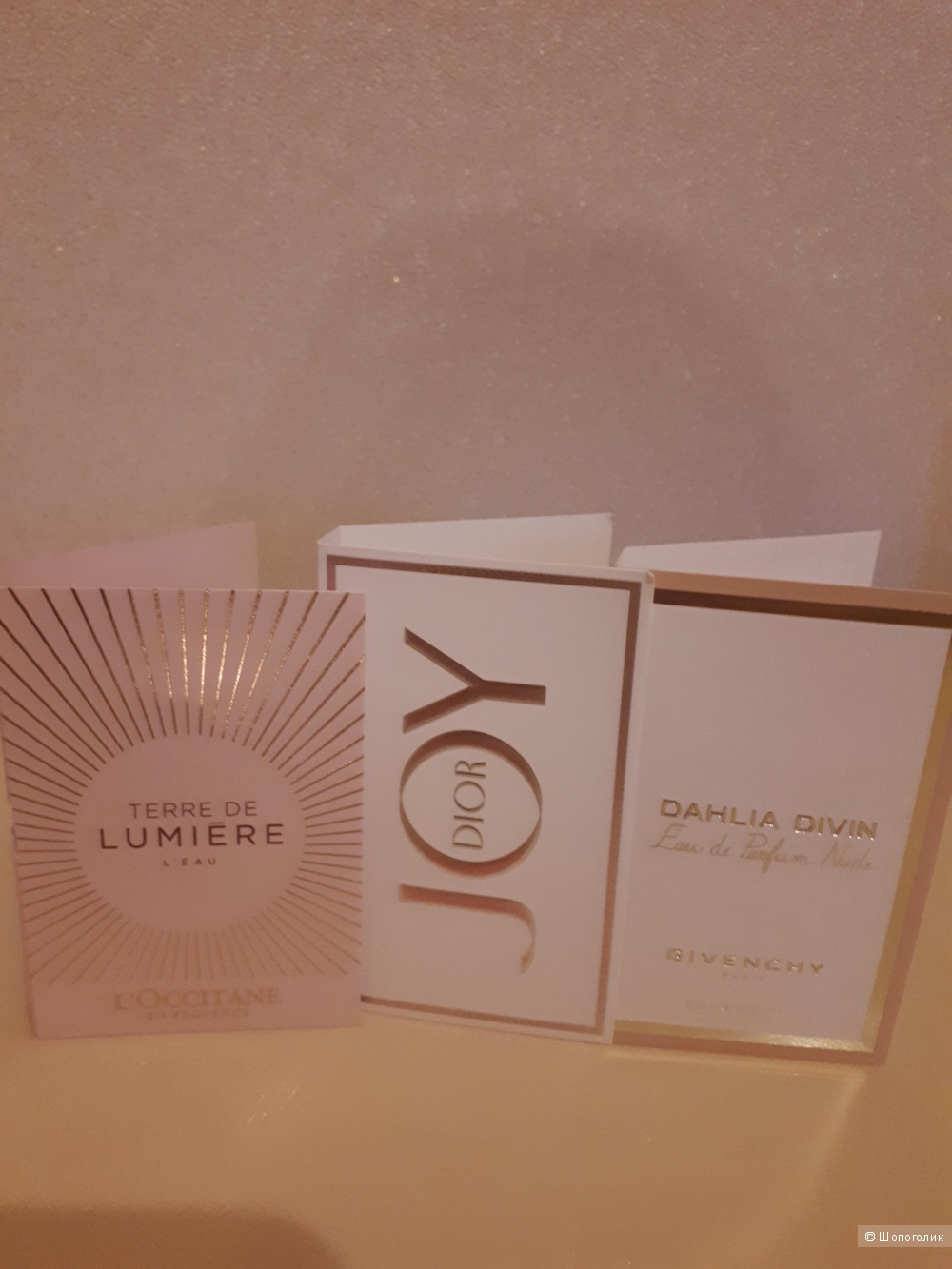 Пробники L'Occitane, Dior, Givenchy, 1 ml.