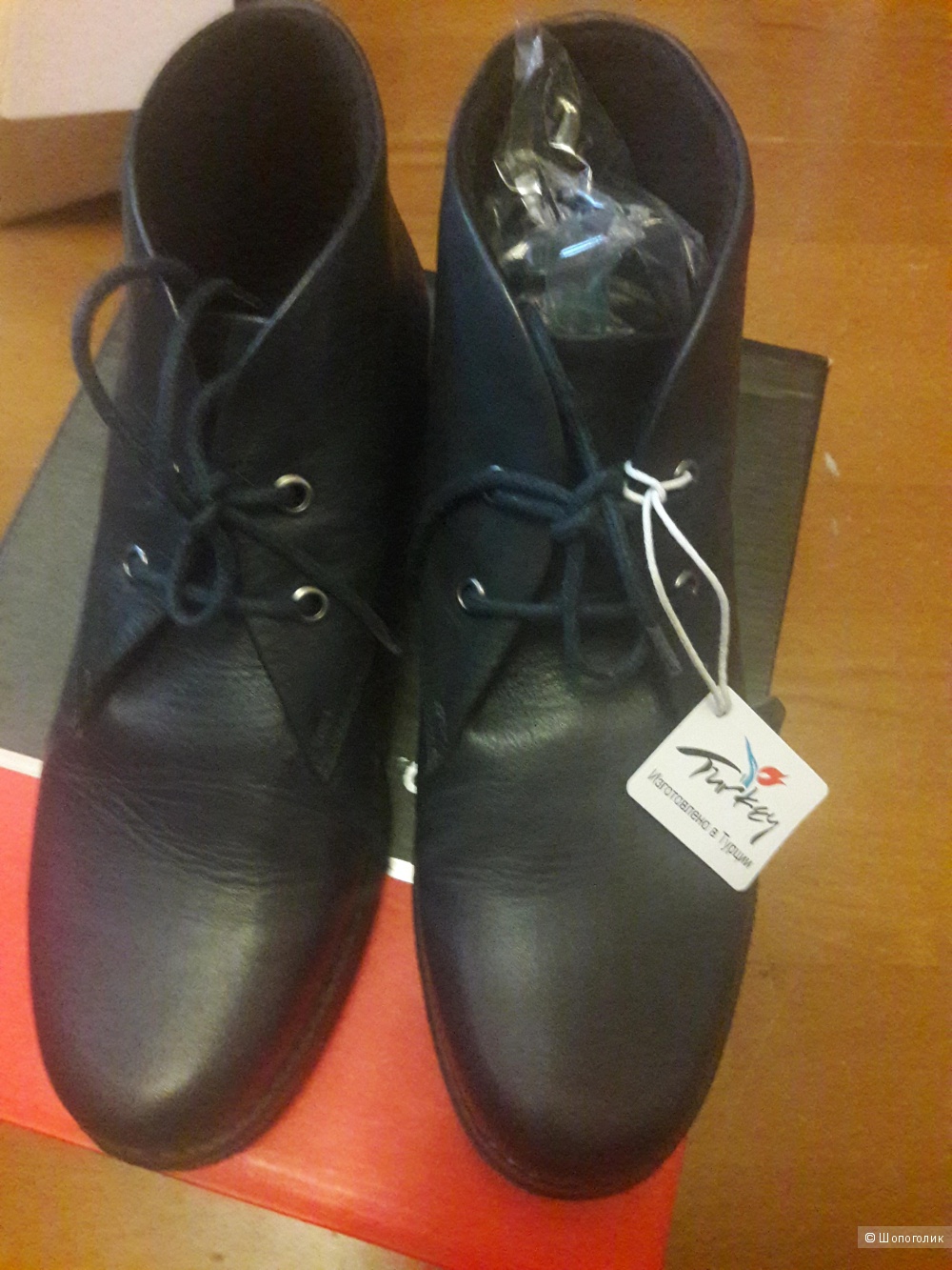 Кожаные ботинки Pierre Cardin  40  размера