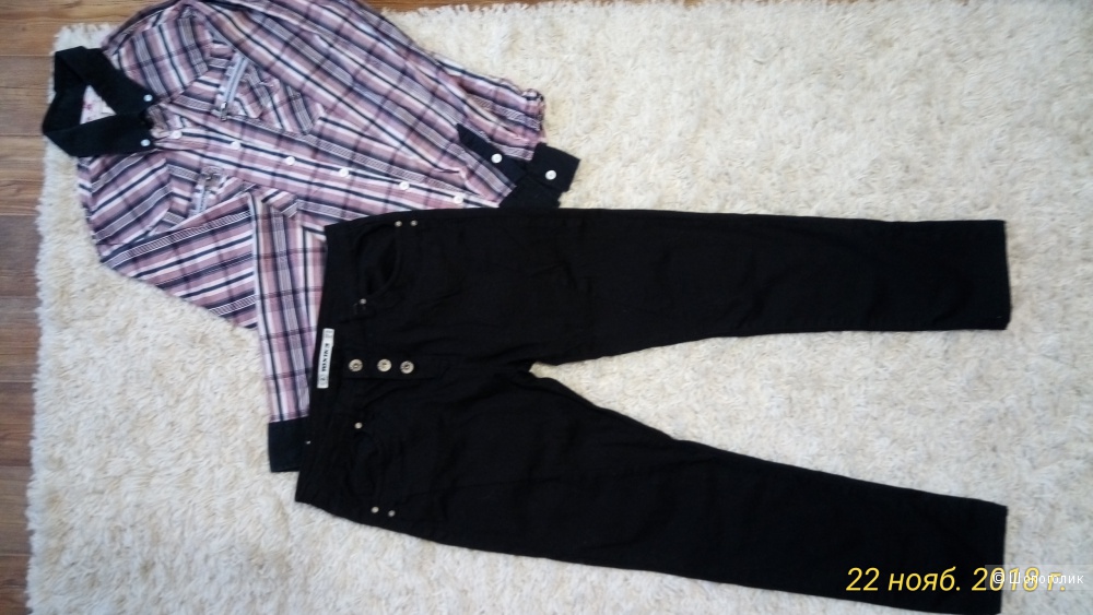 Сет джинсы Toxik3 и рубашка Jack&Jones ,размер XL.