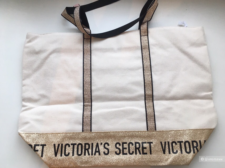 Victoria's Secret Sparkle Carryall 2018 Canvas Tote