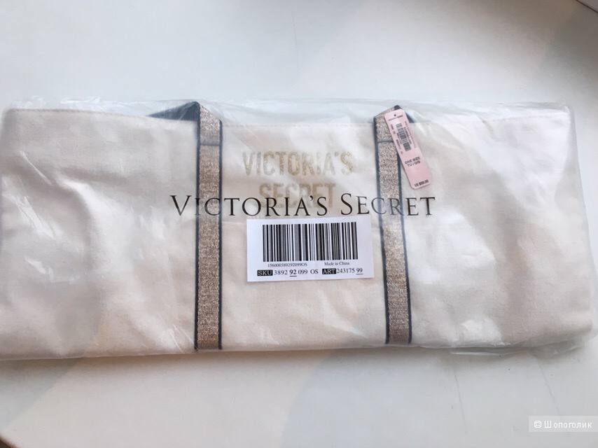 Victoria's Secret Sparkle Carryall 2018 Canvas Tote