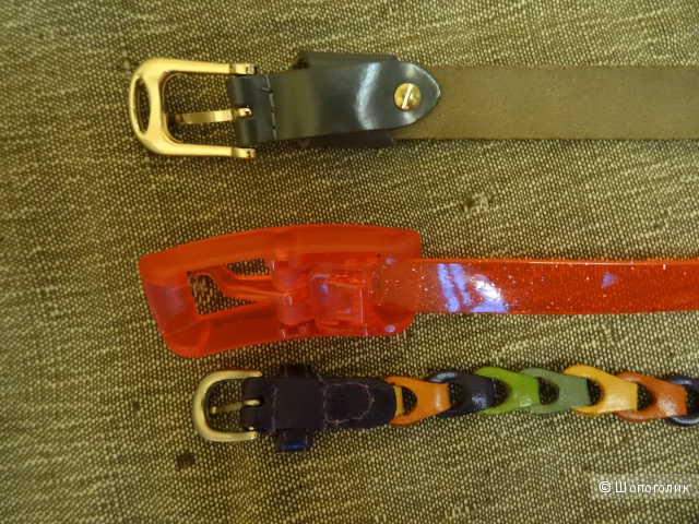 Сет из трёх ремней, one size