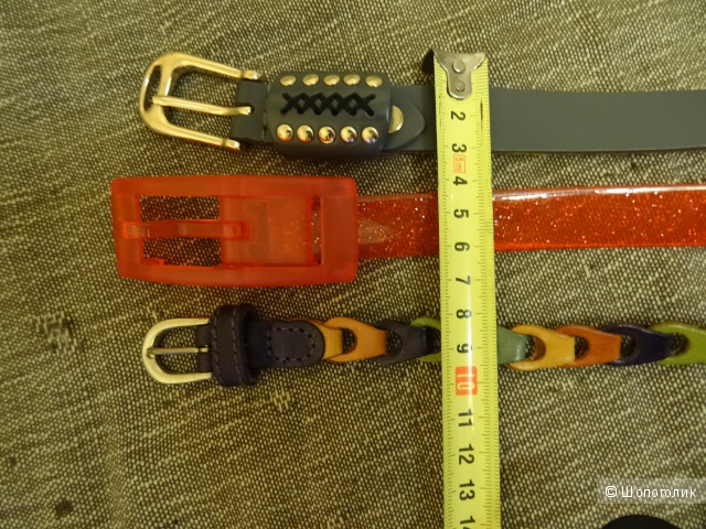 Сет из трёх ремней, one size