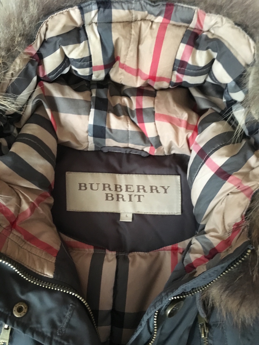 Парка Burberry Brit, 44-46 размер