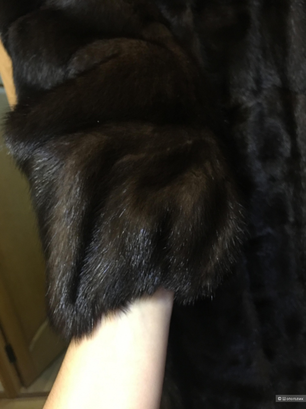 Норковая шубка, “Snowflake Flourish fur”, размер 44-46