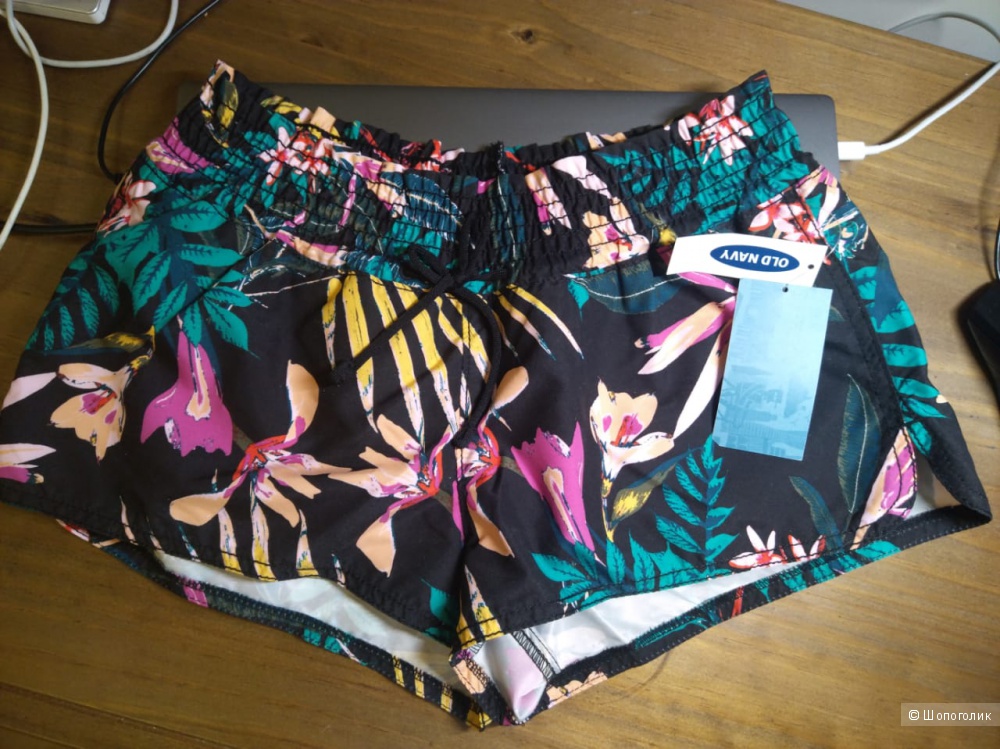 Пляжные шорты Old Navy S UPF50 нов и сланцы 38-39 бу комплектом