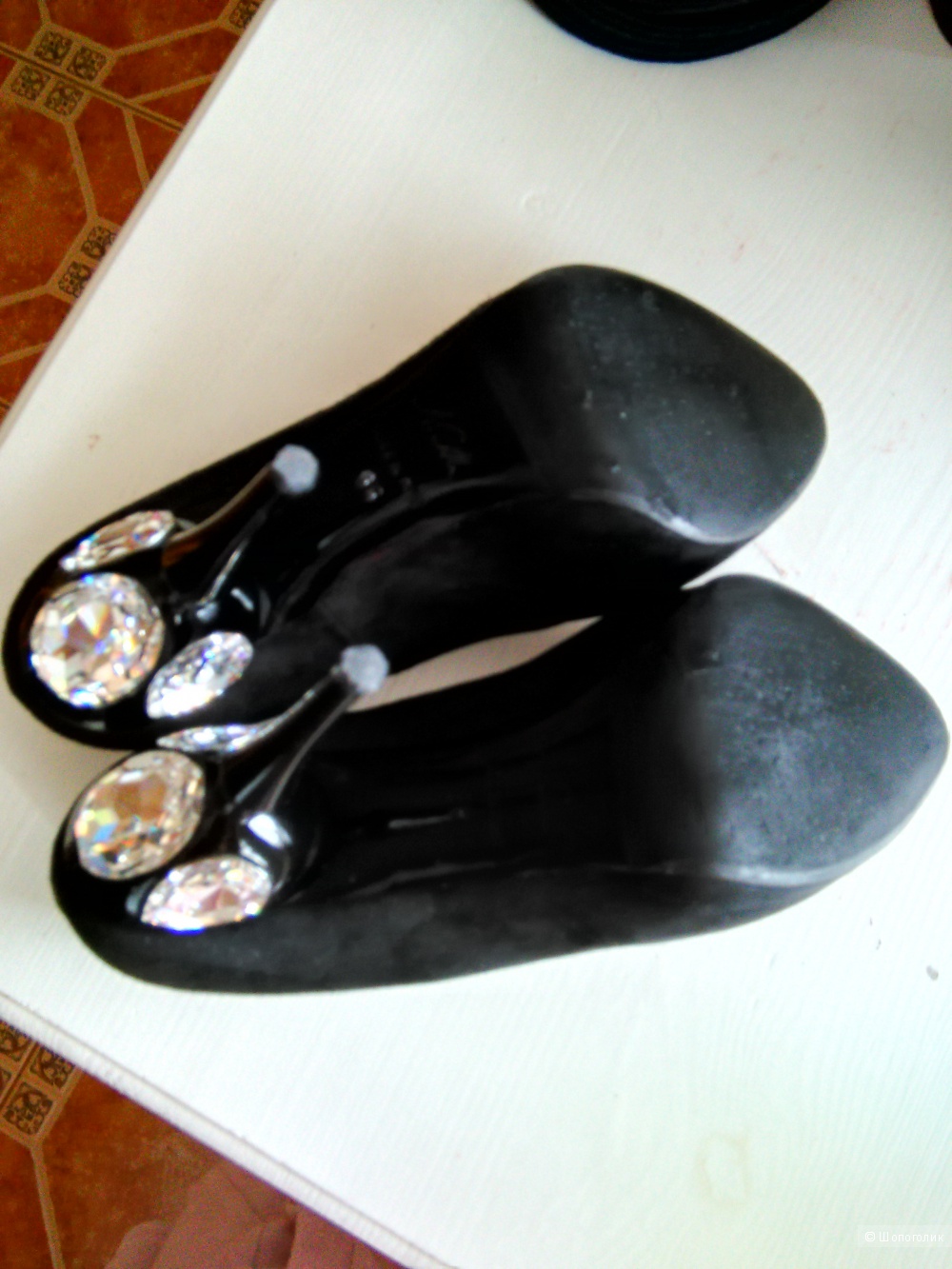 Туфли Nando Muzi 36 размер чёрные ,замшевые ,производство Италия