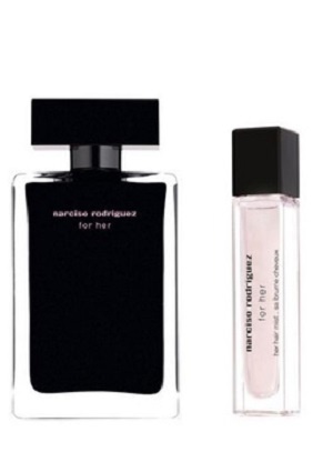 Набор Narciso Rodriguez For Her EDT 45 мл из 50мл, и Hair Mist Spray 8мл из 10 мл.