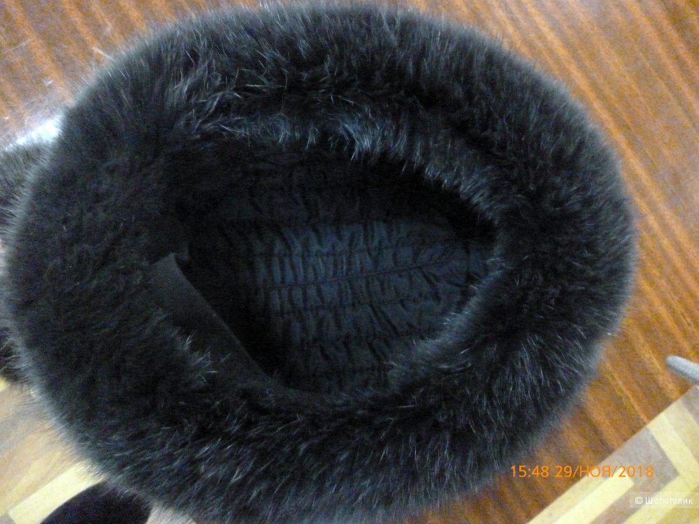 Зимняя меховая шапка Berto Lucci, р-р 57-58см.