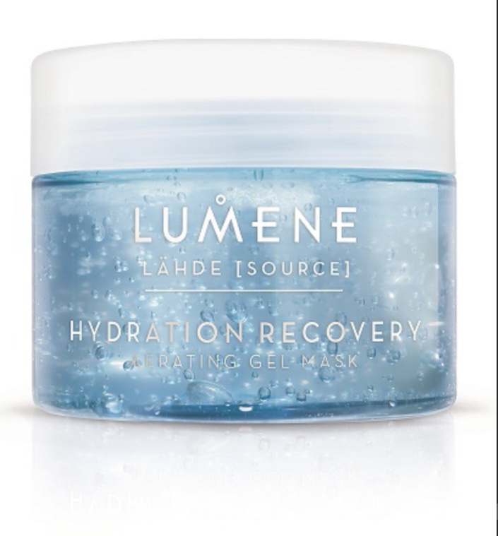 Гель - Маска  для лица Hydration recovery aerating mask Lumene 150ml