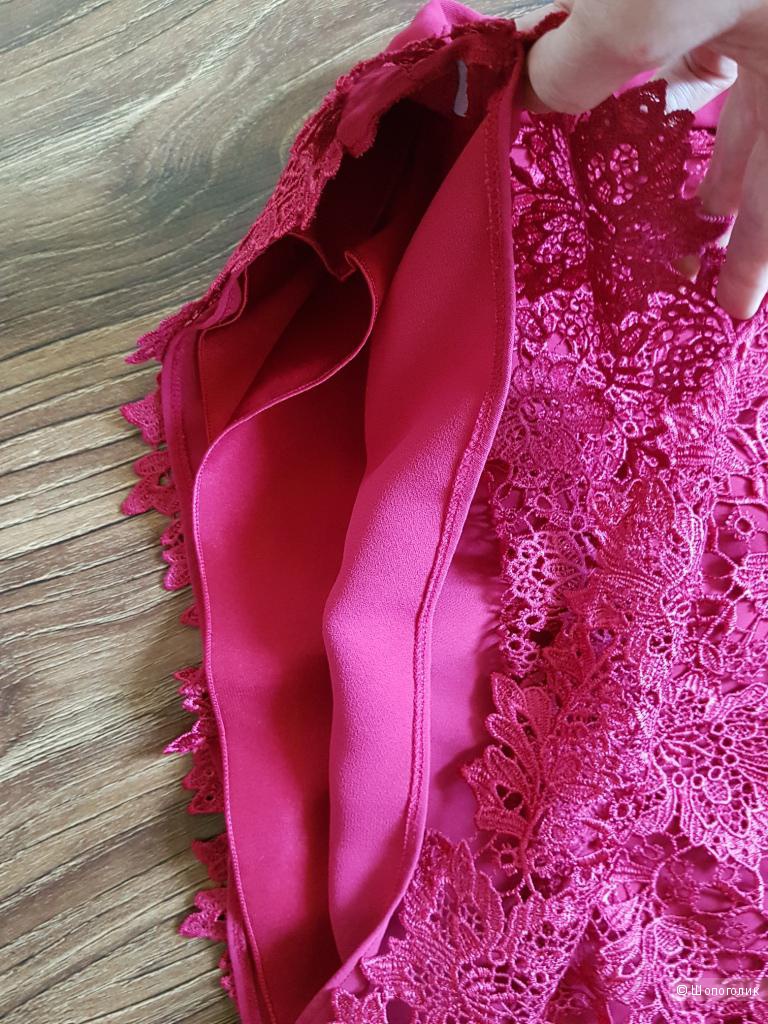 Кружевное платье Monique Lhuillier . р.44-46