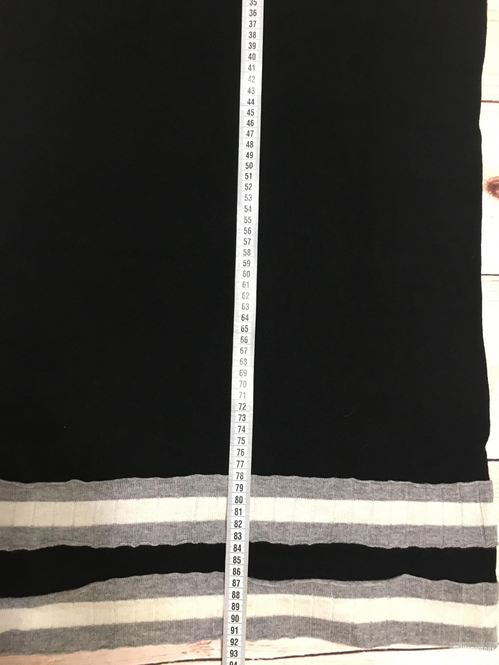 Теплая юбка шерсть-кашемир  MADELEINE THOMPSON, размер XL