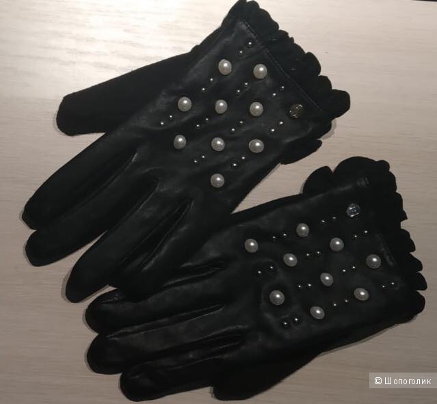 Перчатки с пальцем тачскрин River Island, размер eur 34, M/L, 8,5-9