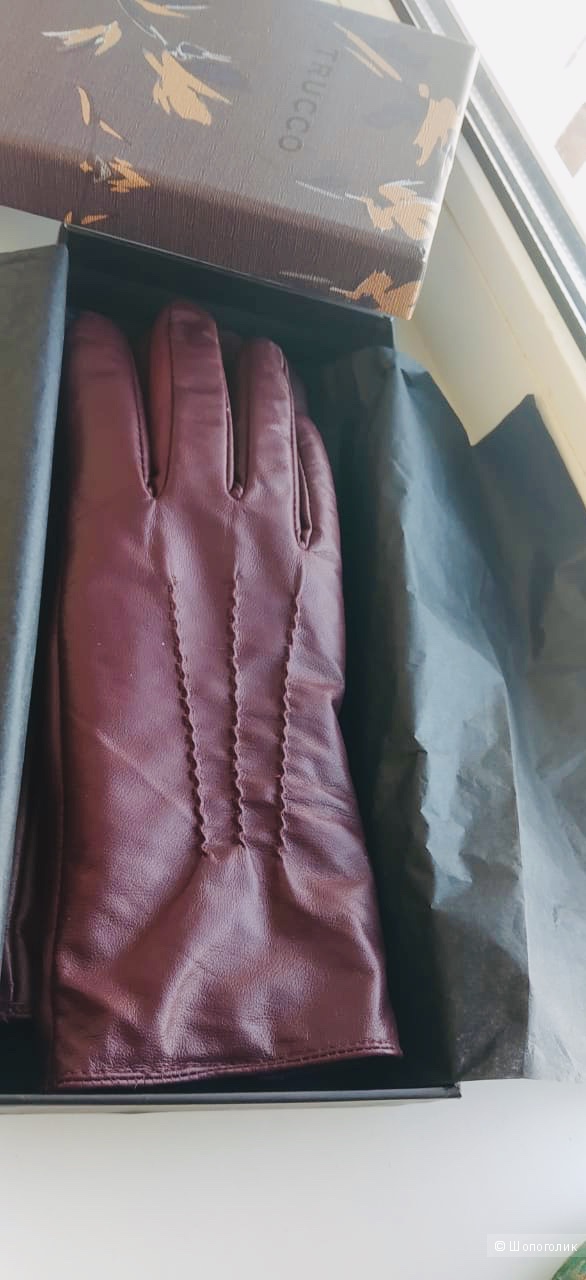 Кожаные перчатки  Trucco, 7,5 размер