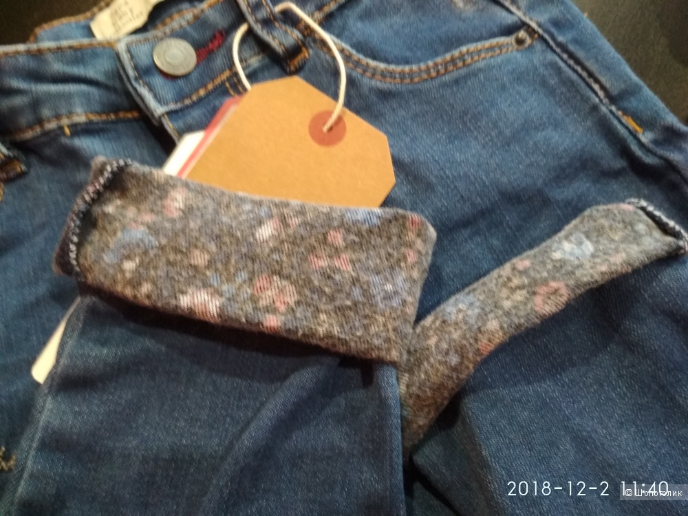 Джинсы zara 3/4
