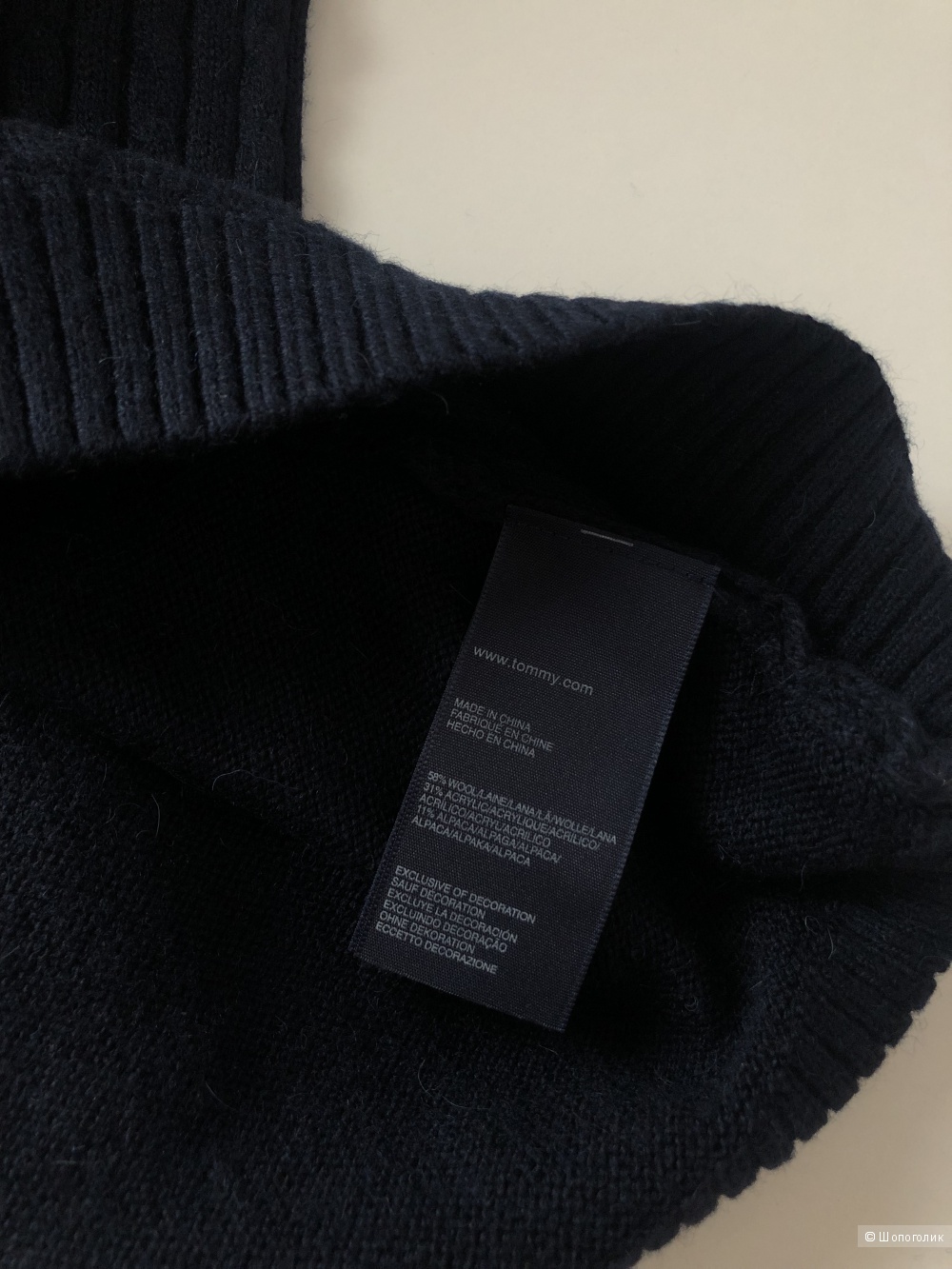 Свитер-водолазка Tommy Hilfiger, M