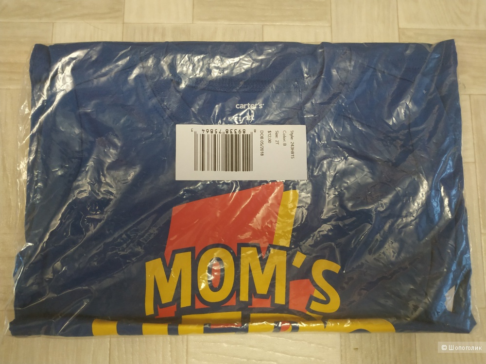 Футболка Carters, размер 2T (88- 93 см)