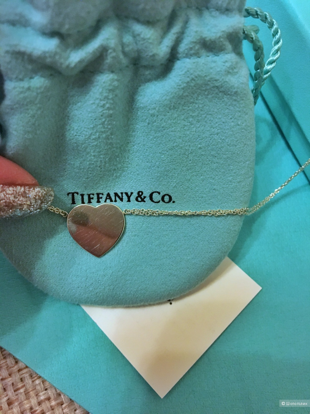 Подвеска Tiffany&co, серебро 925 пробы