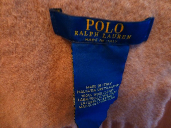 Шарф Polo Ralph Lauren размер 38 см на 164 см