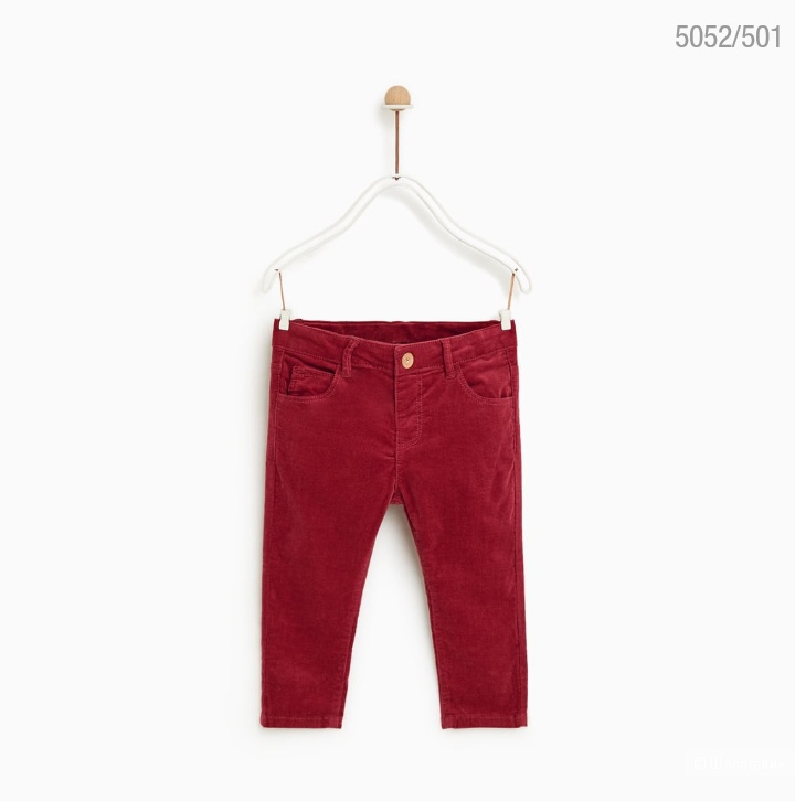 Вельветовые штаны zara, 104
