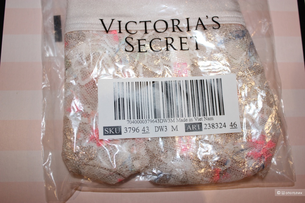 Трусики Pink от Victoria's Secret, размер M (ОБ до 104 см)