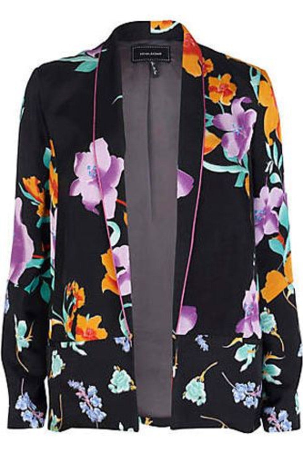 Блейзер с цветочным принтом River Island (EUR 38, UK 12, RUS 44-46)