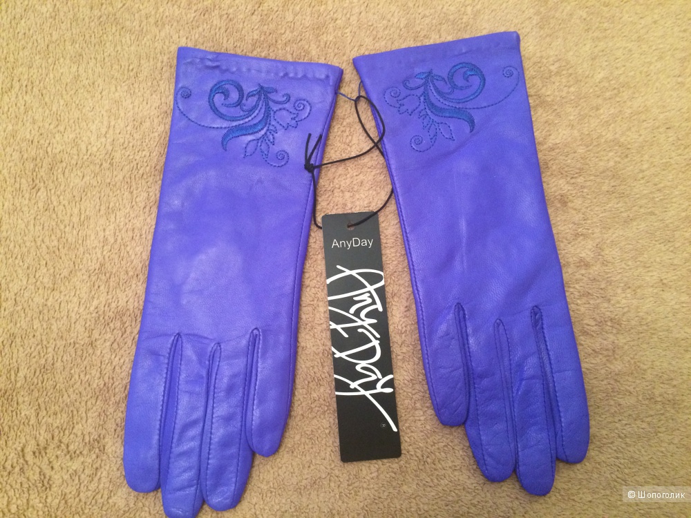 Кожаные перчатки Eleganzza 6 размер