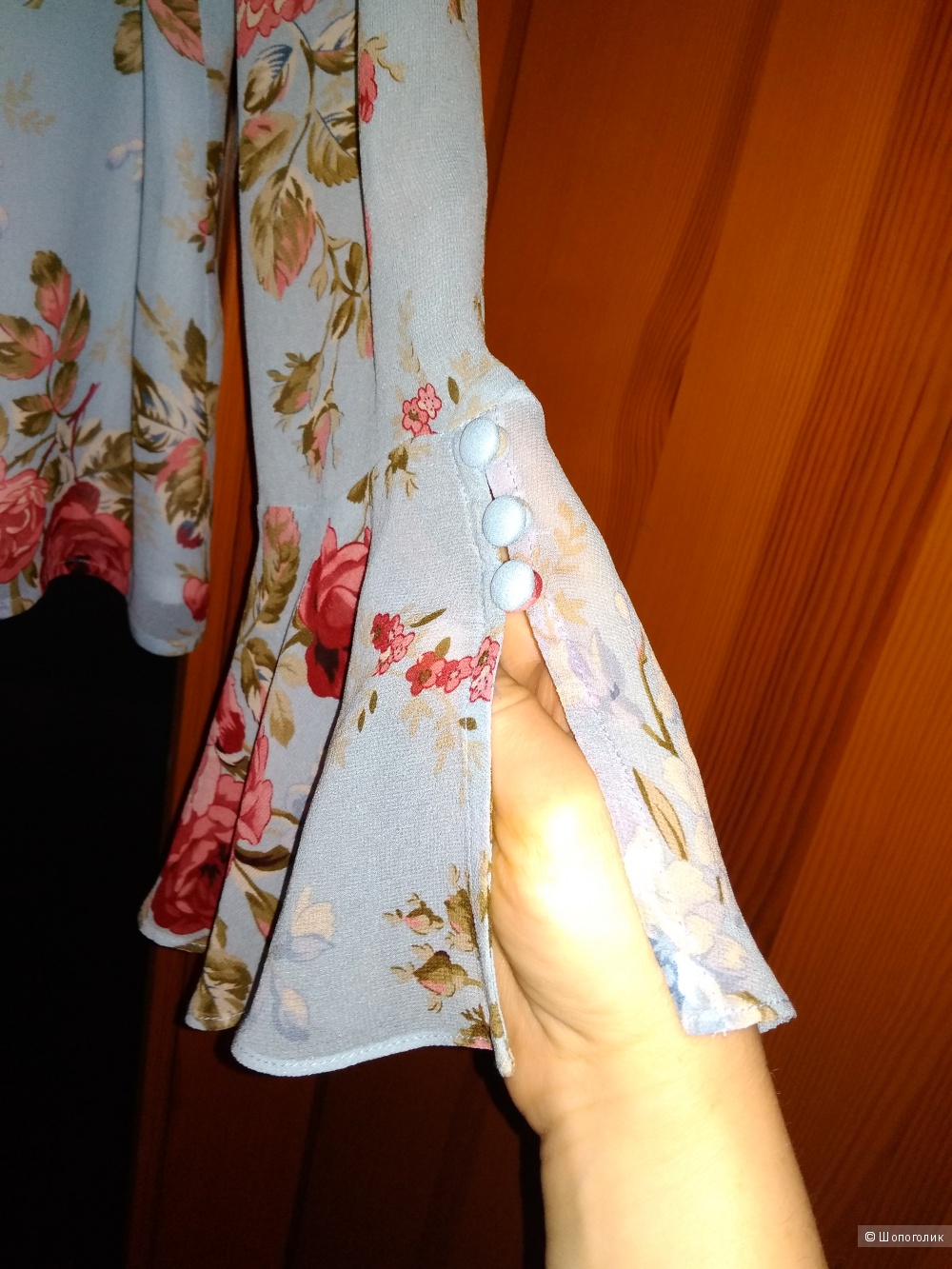 Шелковая блуза laura ashley  размер euro 44 /50-52 рос.
