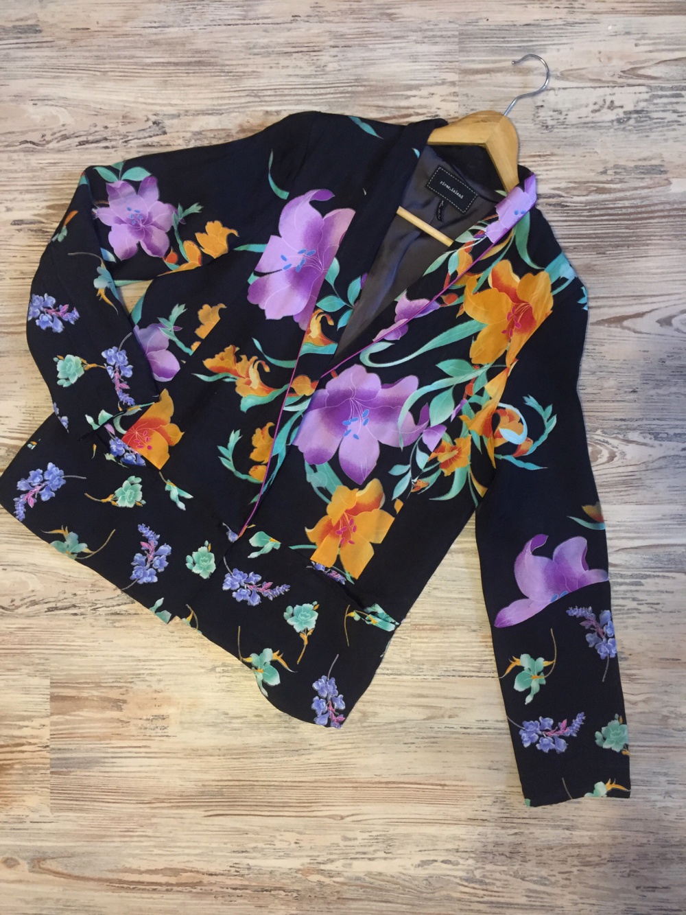 Блейзер с цветочным принтом River Island (EUR 38, UK 12, RUS 44-46)