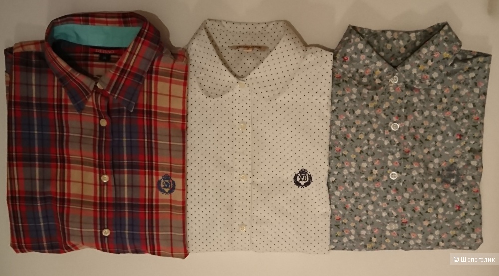 Набор рубашек (3 шт.), ноунейм, размер 46