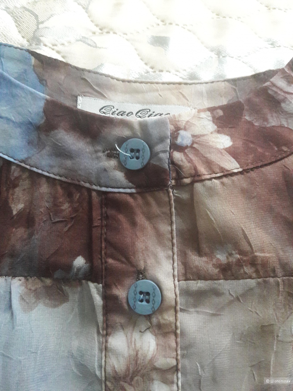 Шелковая блузка Ciao Ciao 48 размера