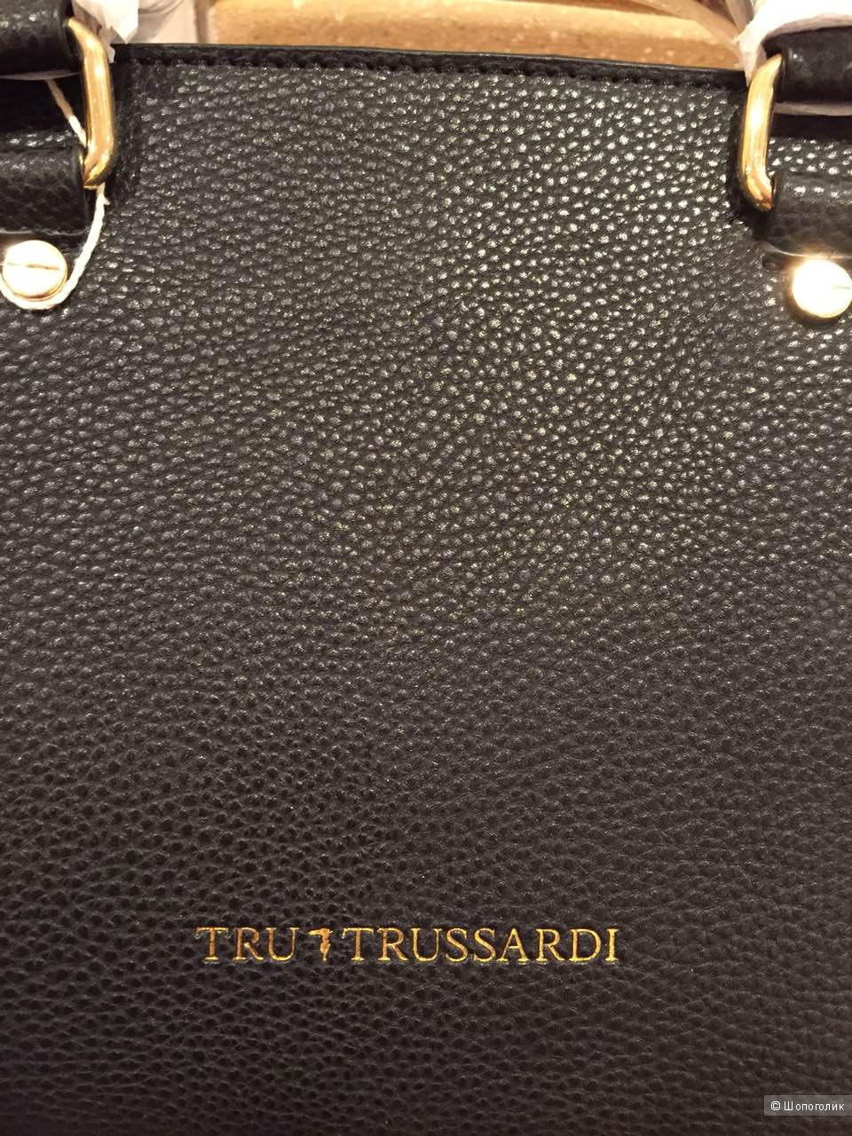 Сумка кожаная Tru Trussardi,  размер средний
