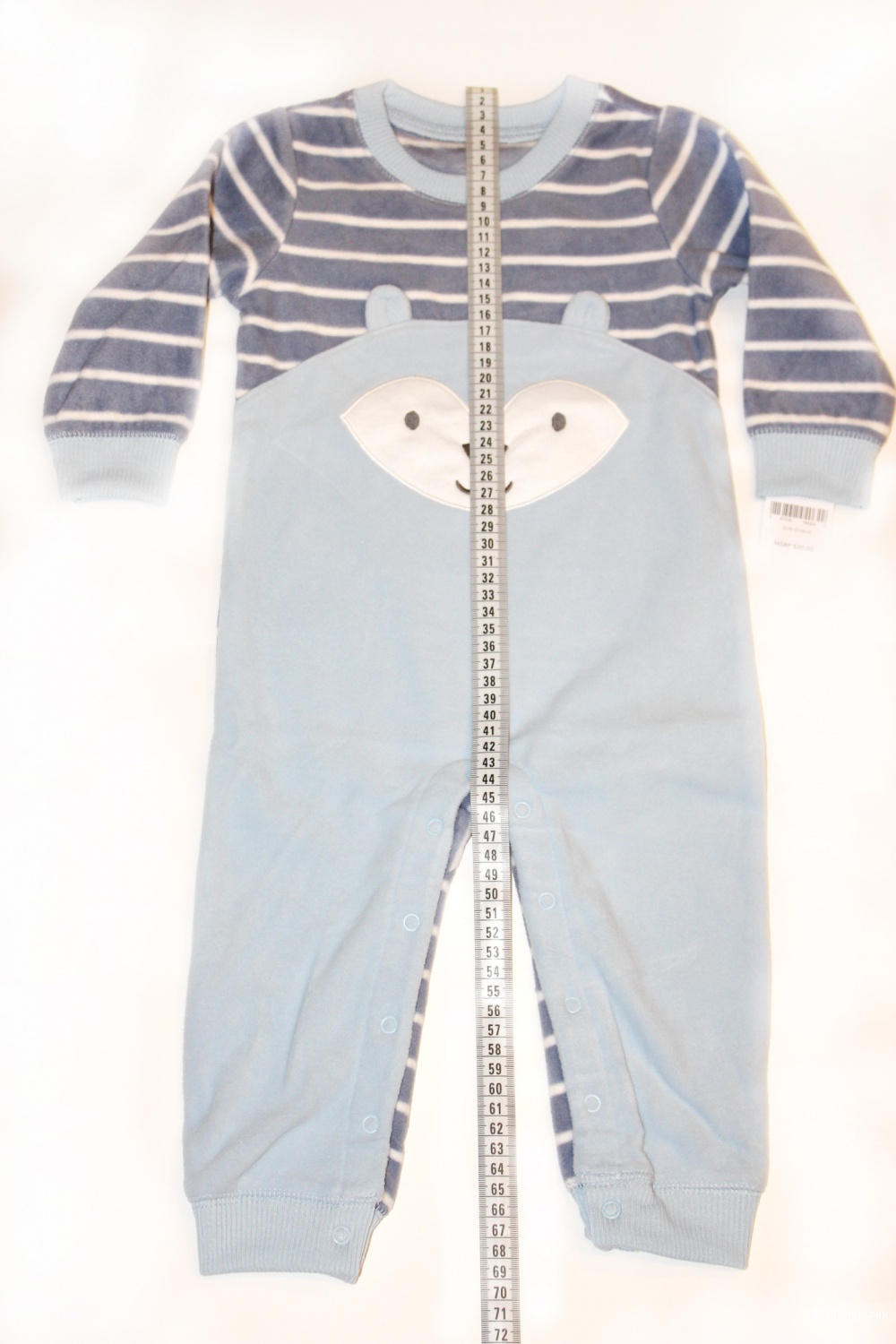 Флисовый комбинезон Carters, размер 18 м (76 - 81 см)