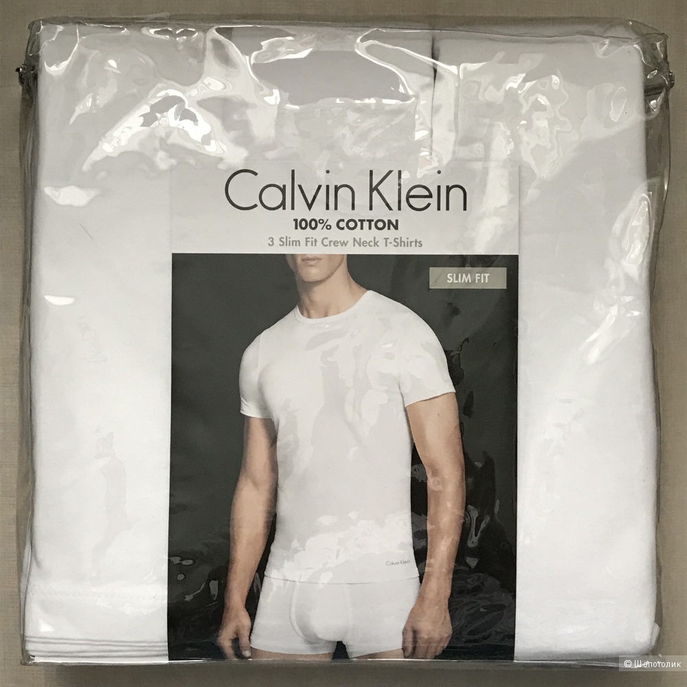 Calvin Klein комплект из трех мужских футболок, размер L