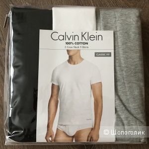 Calvin Klein комплект из трех мужских футболок, размер L