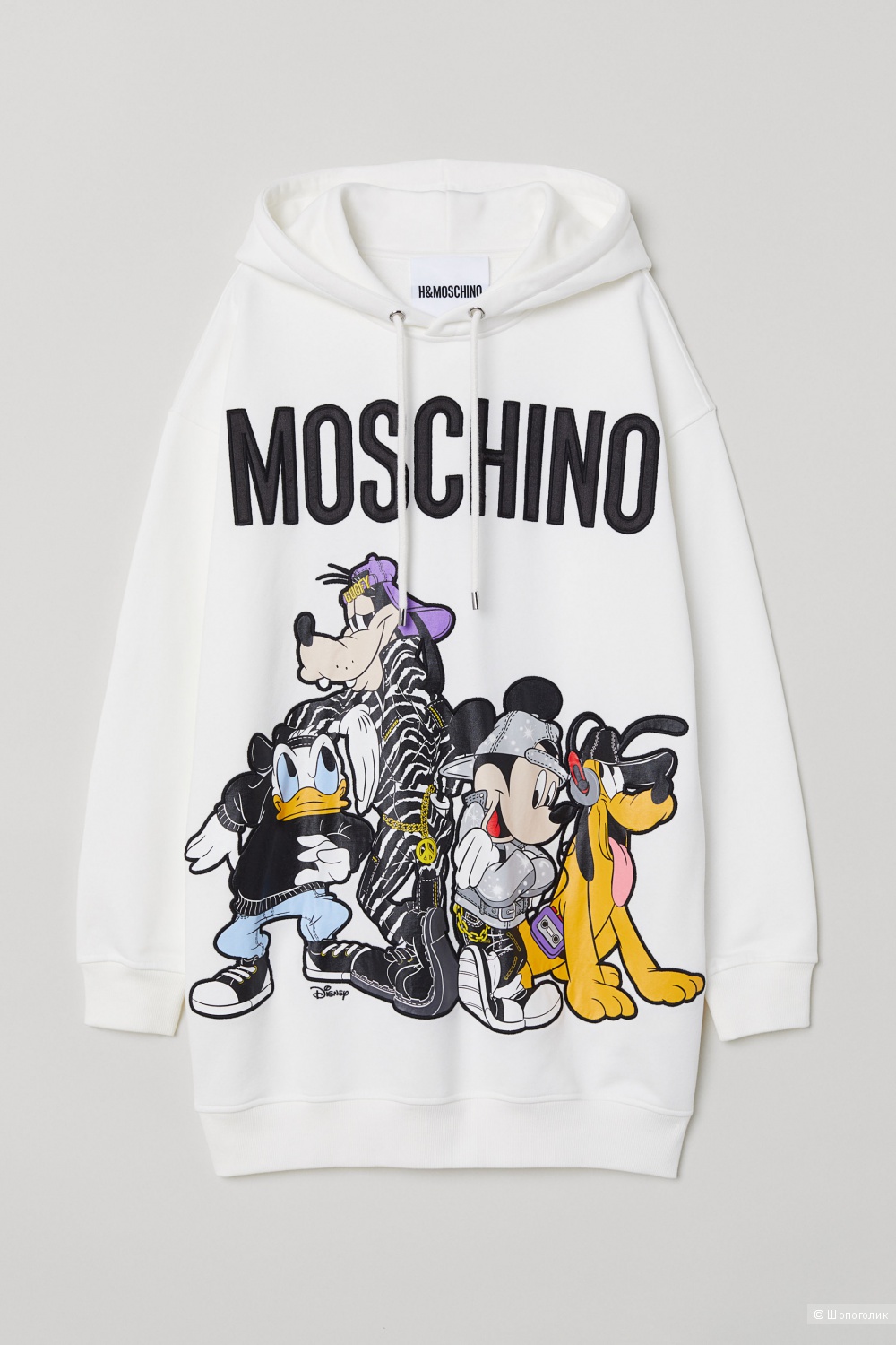 Moschino H&M Худи Платье Толстовка XS и S