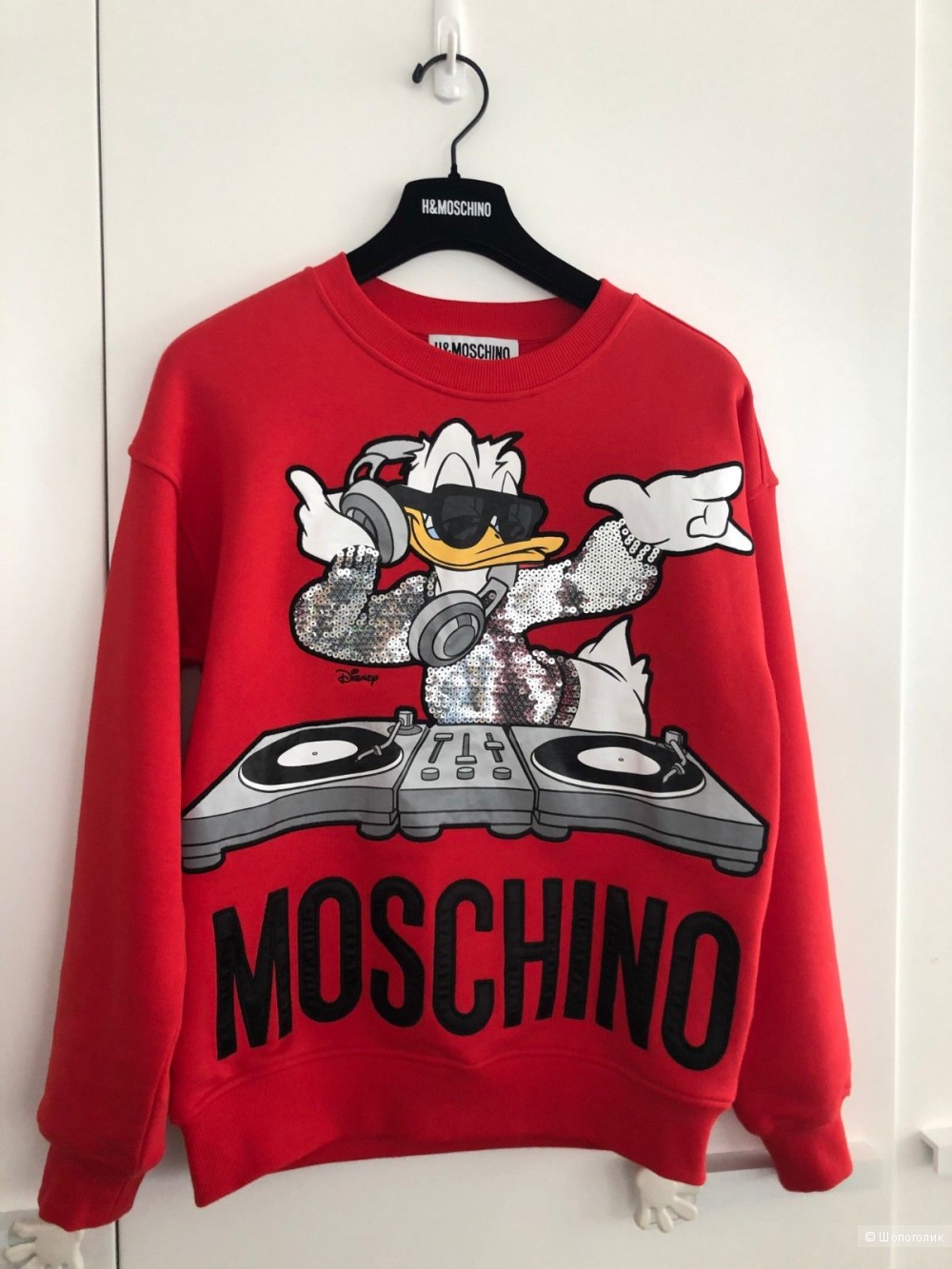 Moschino H&M Свитшот с аппликацией XS, M