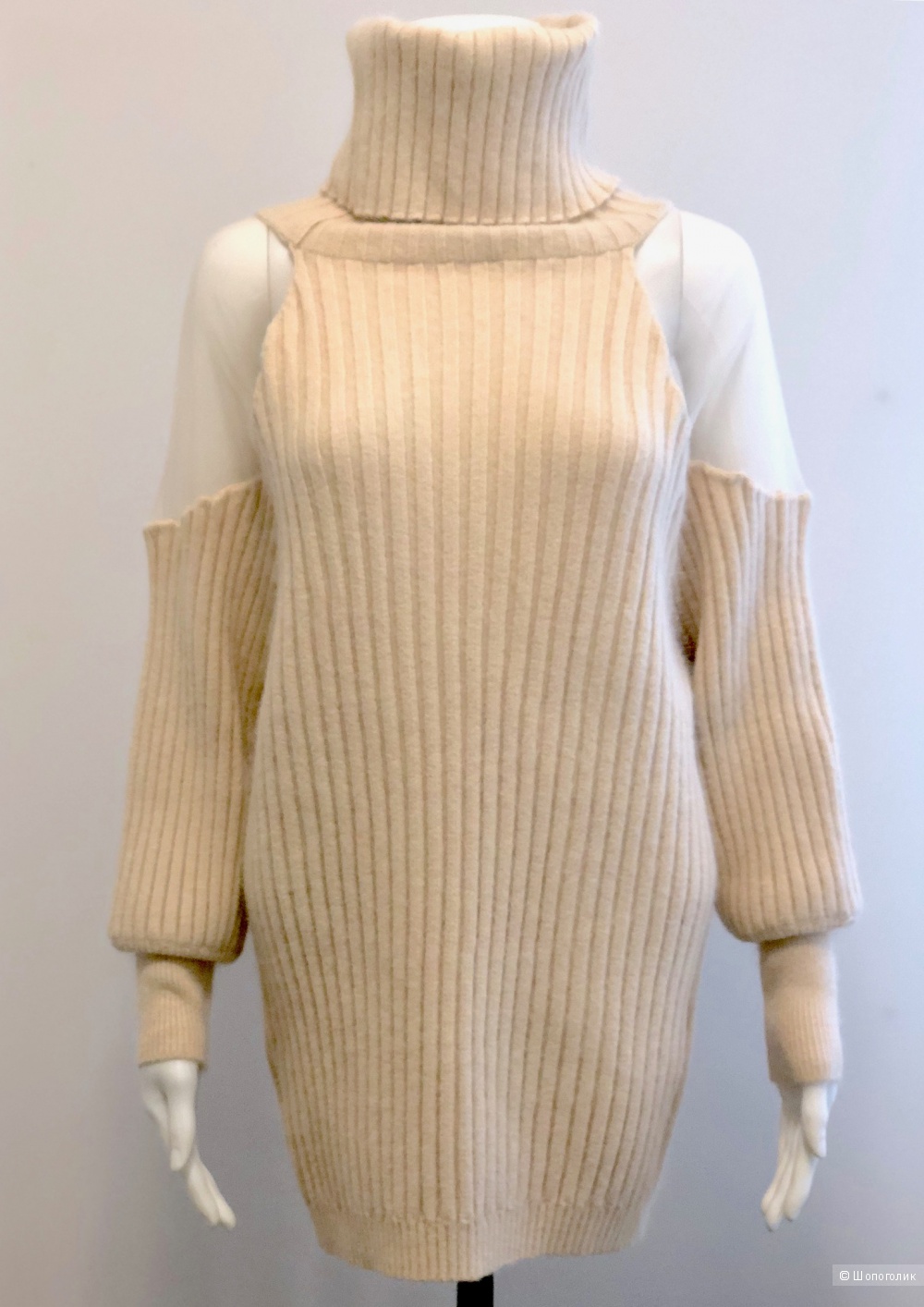 Шерстяное платье-свитер Style Track, размер S