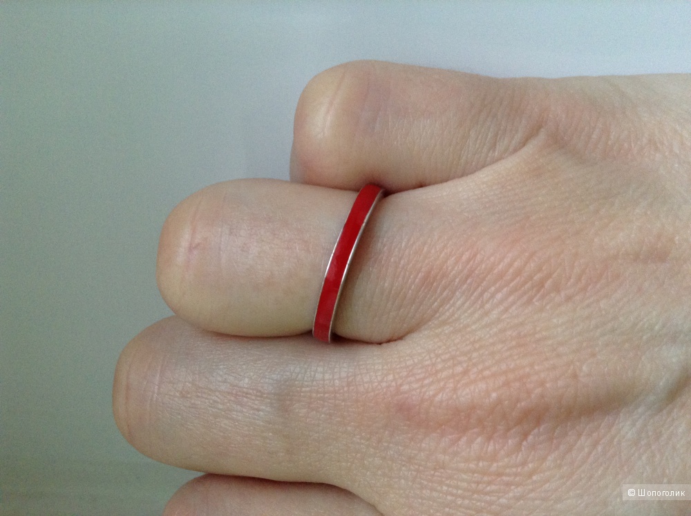 Серебряное кольцо Sunlight с эмалью , 16,5 размер