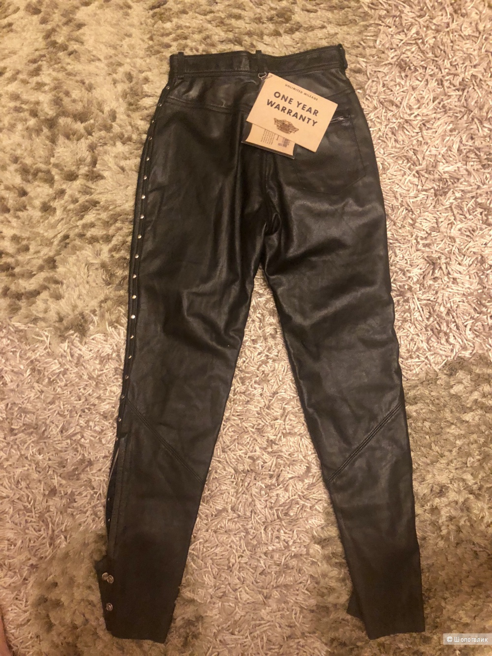 Кожаные брюки Harley Davidson, размер М