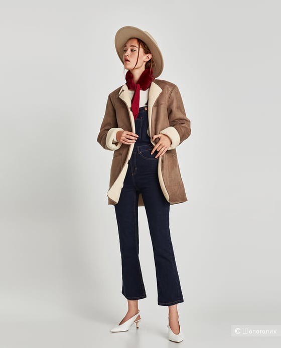 Дубленка Zara XS
