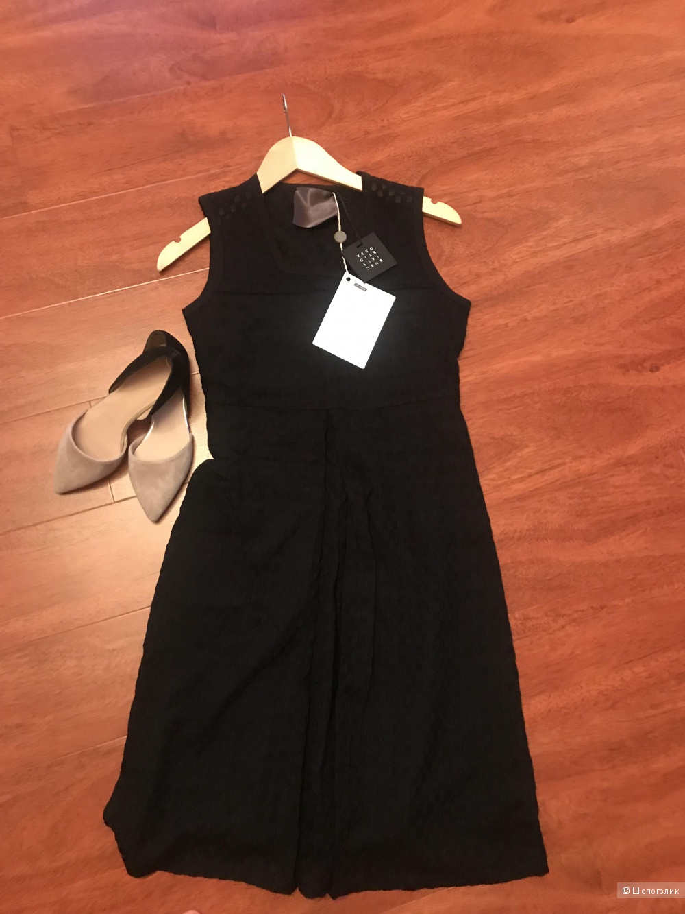 Платье ES'GIVIEN,  черное, размер S-M  Italy