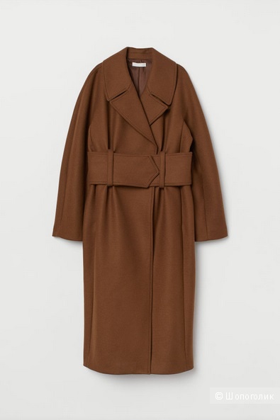 Шерстяное пальто H&M. Размер EUR 34