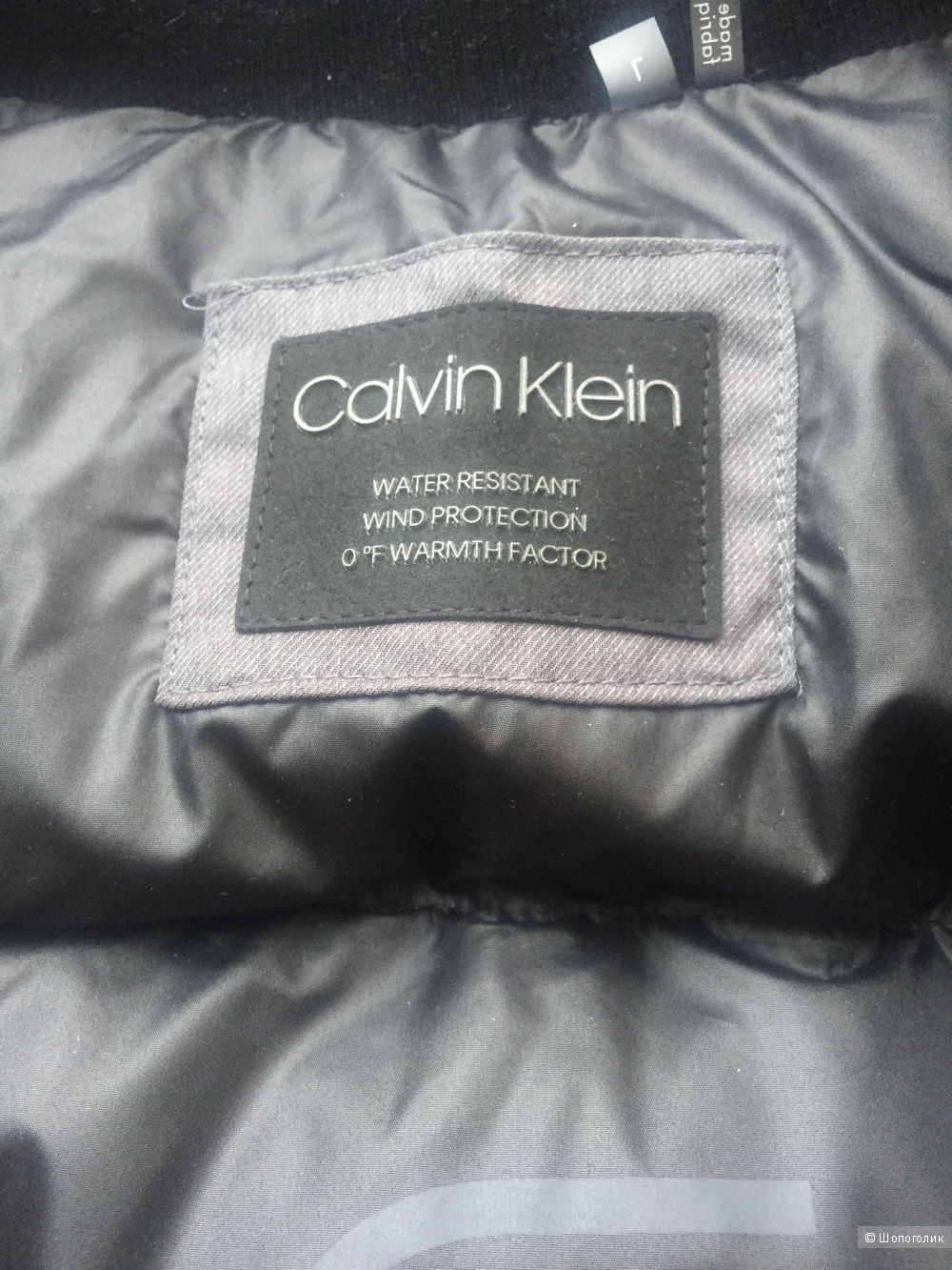 Пуховик Calvin Klein размер L (XL)