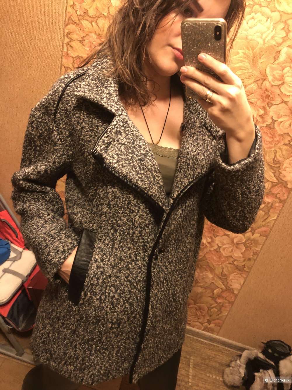 Пальто, H&M, Wool blend, 44-46-48