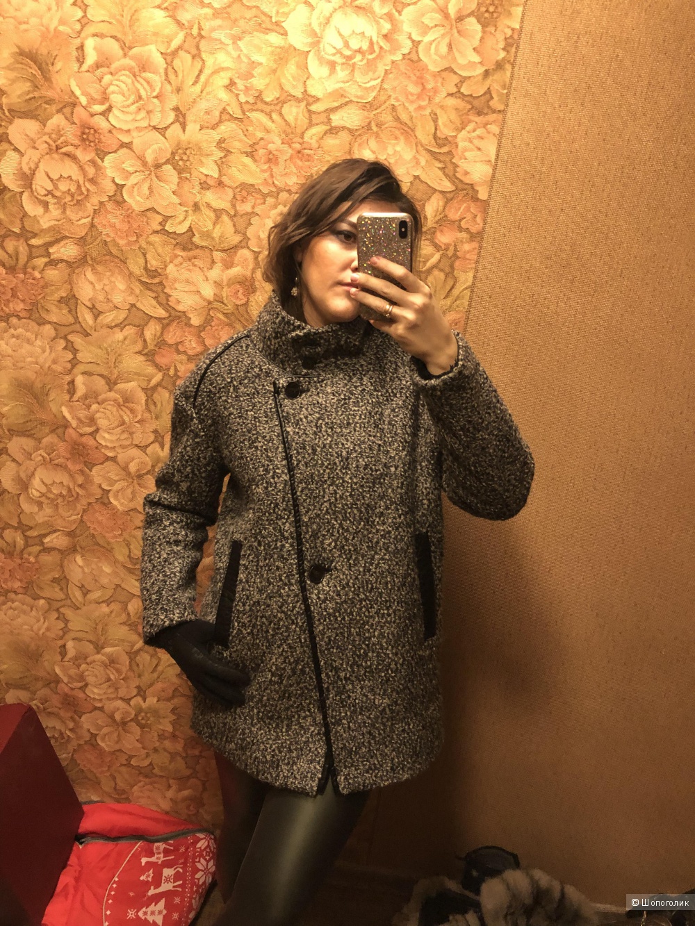 Пальто, H&M, Wool blend, 44-46-48